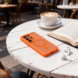 Tech-Protect Samsung Galaxy S26 Ultra Skal MagMat MagSafe Orange