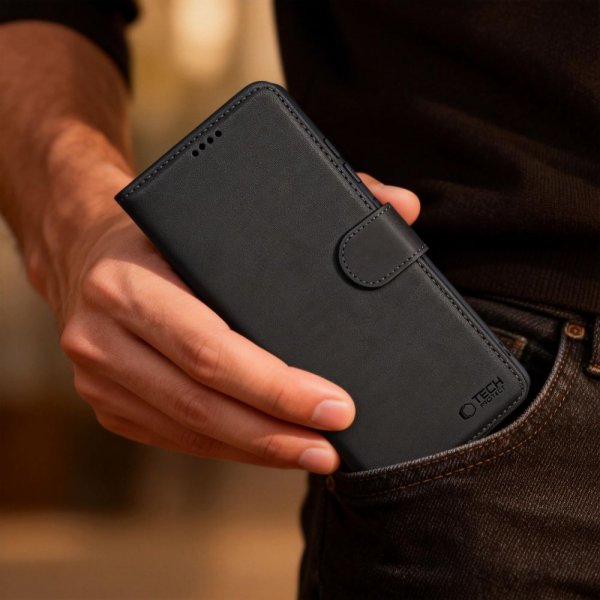 Tech-Protect Samsung Galaxy A57 Fodral Wallet Svart