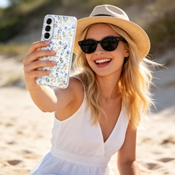 Tech-Protect Samsung Galaxy A57 Skal FlexAir Blommönster