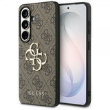 Guess Samsung Galaxy S26 Skal 4G Metal Logo Brun