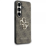 Guess Samsung Galaxy S26 Skal 4G Metal Logo Brun