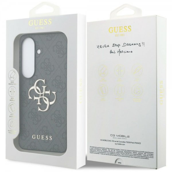 Guess Samsung Galaxy S26 Skal 4G Metal Logo Svart