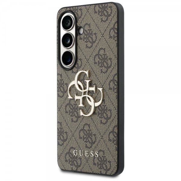 Guess Samsung Galaxy S26 Plus Skal 4G Metal Logo Brun