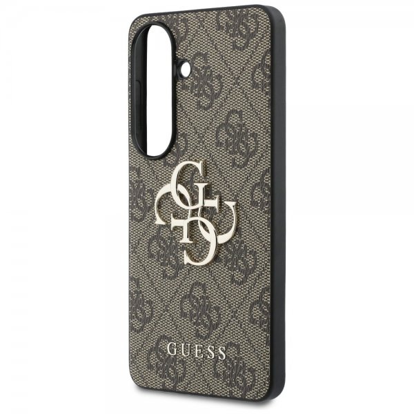Guess Samsung Galaxy S26 Plus Skal 4G Metal Logo Brun