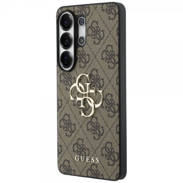 Guess Samsung Galaxy S26 Ultra Skal 4G Metal Logo Brun