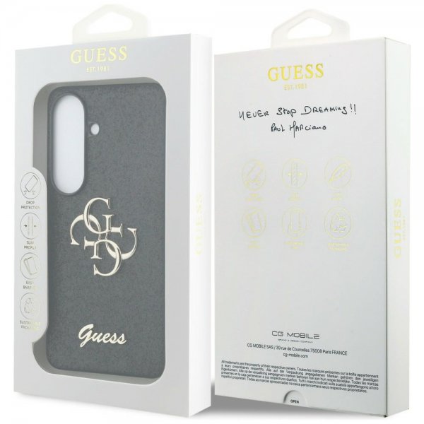Guess Samsung Galaxy S26 Skal Fixed Glitter Svart