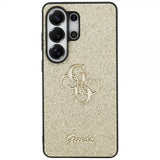 Guess Samsung Galaxy S26 Ultra Skal Fixed Glitter Guld