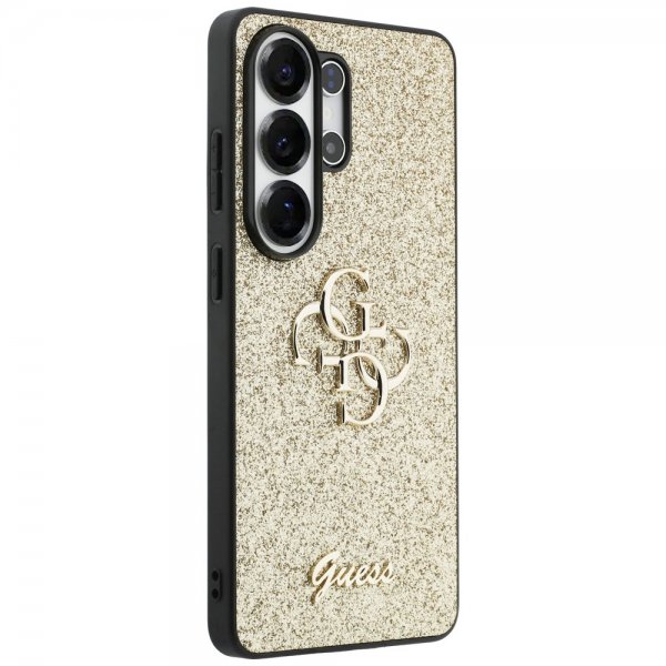 Guess Samsung Galaxy S26 Ultra Skal Fixed Glitter Guld