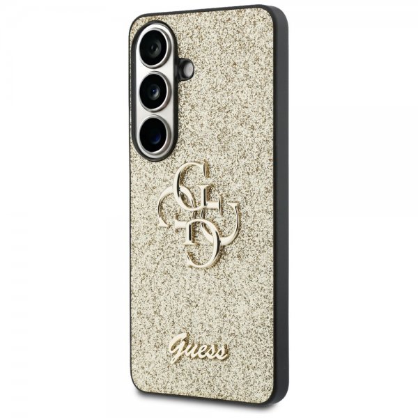 Guess Samsung Galaxy S26 Skal Fixed Glitter Guld