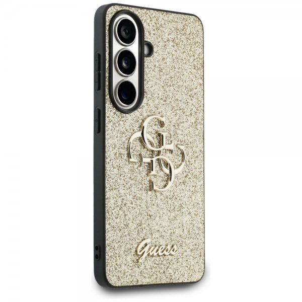 Guess Samsung Galaxy S26 Skal Fixed Glitter Guld
