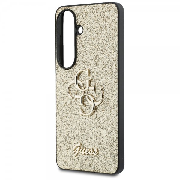 Guess Samsung Galaxy S26 Skal Fixed Glitter Guld