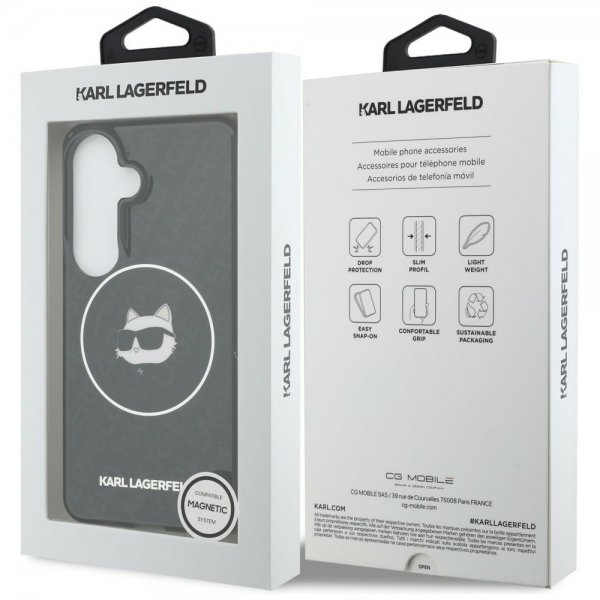Karl Lagerfeld Samsung Galaxy S26 Skal Choupette MagSafe Svart