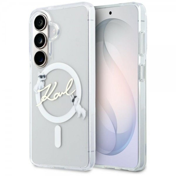 Karl Lagerfeld Samsung Galaxy S26 Skal Script MagSafe Transparent