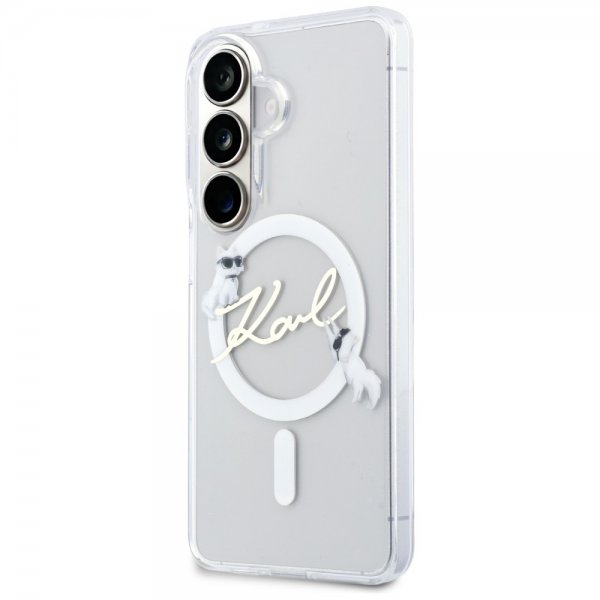Karl Lagerfeld Samsung Galaxy S26 Skal Script MagSafe Transparent
