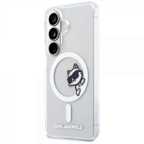 Karl Lagerfeld Samsung Galaxy S26 Skal Choupette Peekaboo MagSafe Transparent
