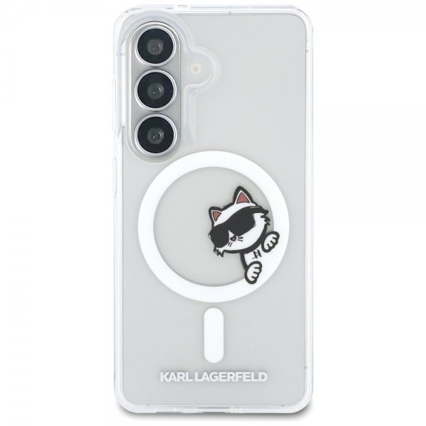 Karl Lagerfeld Samsung Galaxy S26 Skal Choupette Peekaboo MagSafe Transparent