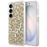 Guess Samsung Galaxy S26 Skal Leopard Print MagSafe Brun