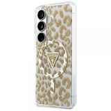 Guess Samsung Galaxy S26 Skal Leopard Print MagSafe Brun