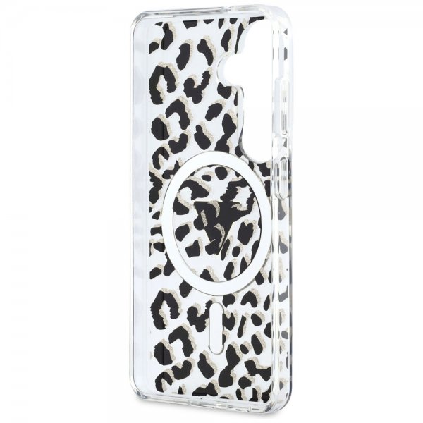 Guess Samsung Galaxy S26 Skal Leopard Print MagSafe Svart Vit