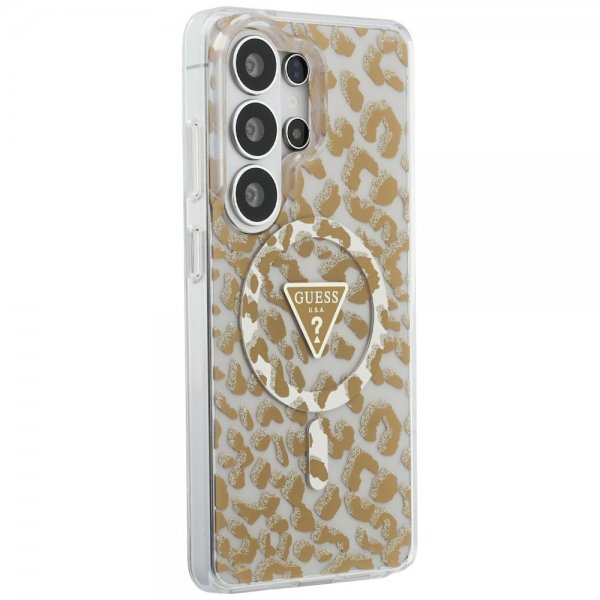 Guess Samsung Galaxy S26 Ultra Skal Leopard Print MagSafe Brun