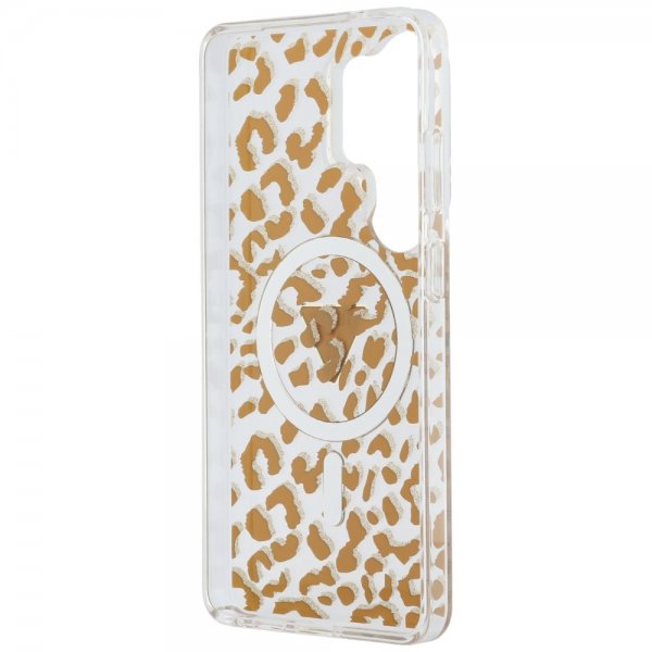 Guess Samsung Galaxy S26 Ultra Skal Leopard Print MagSafe Brun