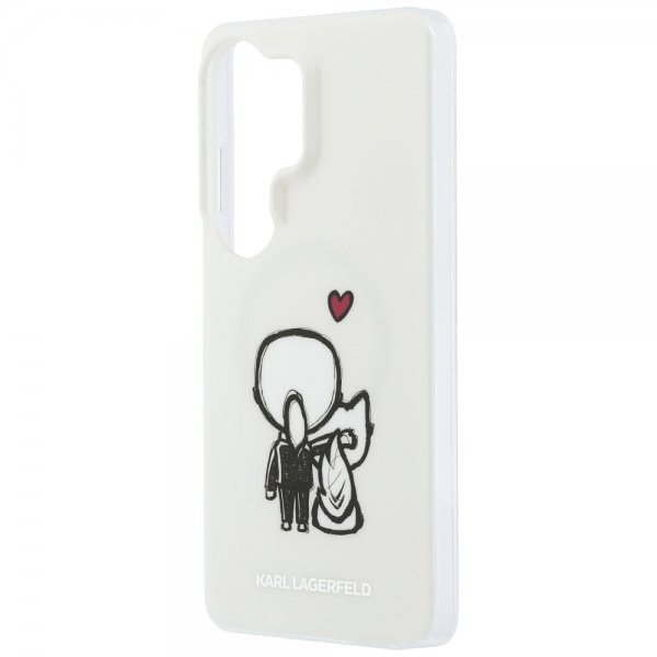 Karl Lagerfeld Samsung Galaxy S26 Ultra Skal Karl & Choupette MagSafe Vit
