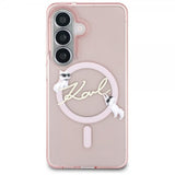 Karl Lagerfeld Samsung Galaxy S26 Skal Script MagSafe Rosa