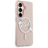Karl Lagerfeld Samsung Galaxy S26 Skal Script MagSafe Rosa