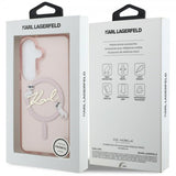 Karl Lagerfeld Samsung Galaxy S26 Skal Script MagSafe Rosa