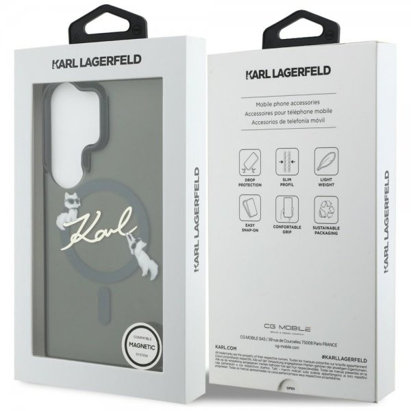 Karl Lagerfeld Samsung Galaxy S26 Ultra Skal Script MagSafe Svart