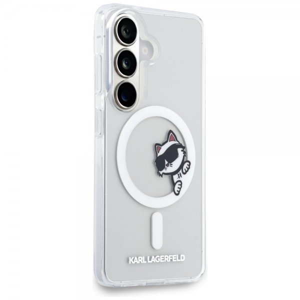 Karl Lagerfeld Samsung Galaxy S26 Plus Skal Choupette Peekaboo MagSafe Transparent