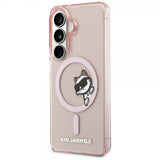 Karl Lagerfeld Samsung Galaxy S26 Skal Choupette Peekaboo MagSafe Rosa
