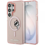 Karl Lagerfeld Samsung Galaxy S26 Ultra Skal Choupette Peekaboo MagSafe Rosa
