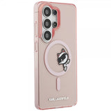 Karl Lagerfeld Samsung Galaxy S26 Ultra Skal Choupette Peekaboo MagSafe Rosa