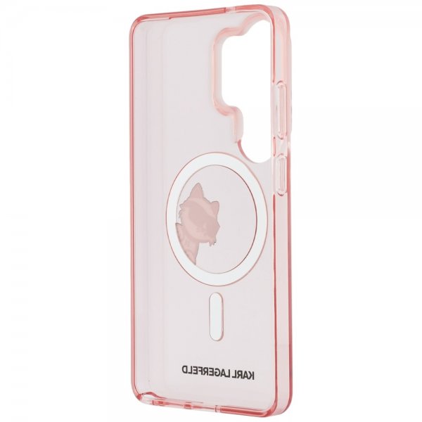 Karl Lagerfeld Samsung Galaxy S26 Ultra Skal Choupette Peekaboo MagSafe Rosa