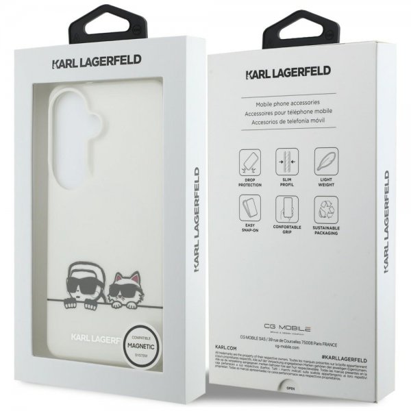 Karl Lagerfeld Samsung Galaxy S26 Plus Skal Peekaboo MagSafe Transparent