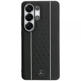 Mercedes Benz Samsung Galaxy S26 Ultra Skal Laurel Leaves Stripes MagSafe Svart Vit