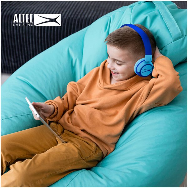 Altec Lansing Hörlurar Barn Trådlös 2in1 On-Ear Blå