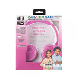 Altec Lansing Hörlurar Barn Trådlös 2in1 On-Ear Rosa