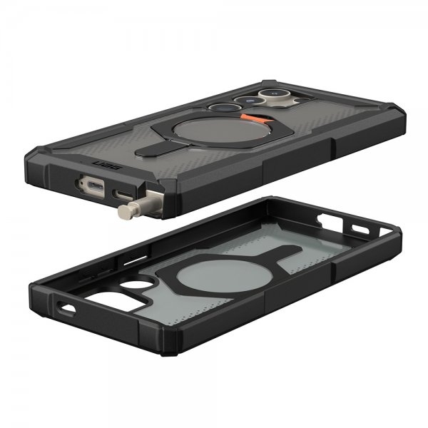 Urban Armor Gear (UAG) Samsung Galaxy S24 Ultra Skal Plasma XTE MagSafe Svart Orange