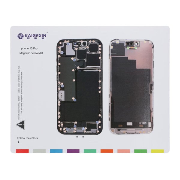 Magnetisk skruvmatta för iPhone 15 Pro