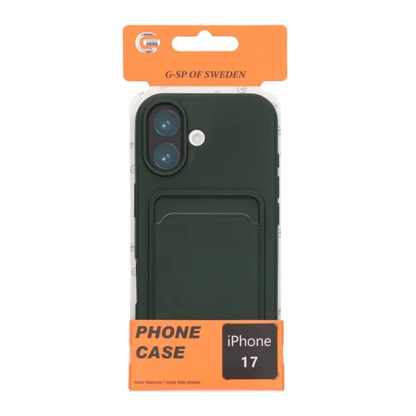 iPhone 17 Skal Korthållare Grön