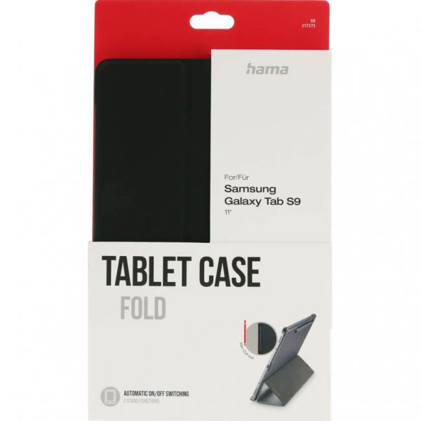 Hama Samsung Galaxy Tab S9 Fodral Tablet Case Fold Svart