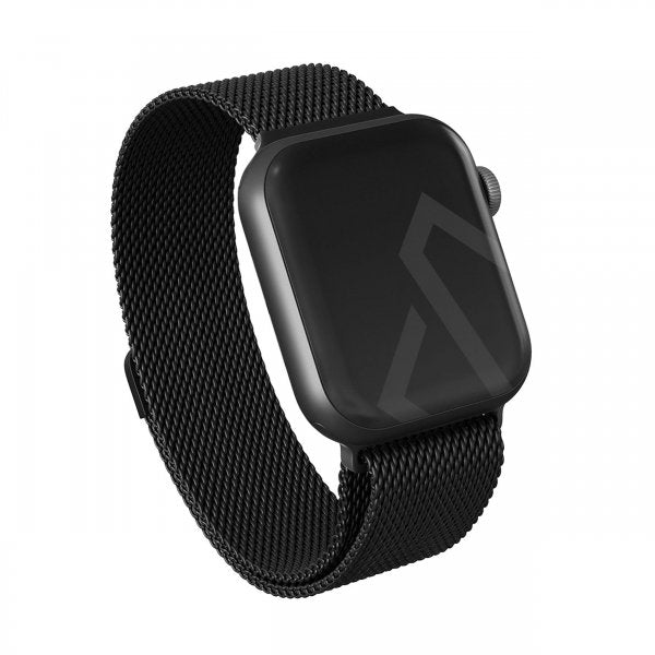 Burga Apple Watch 38/40/41/42mm Armband Metal Mesh Svart
