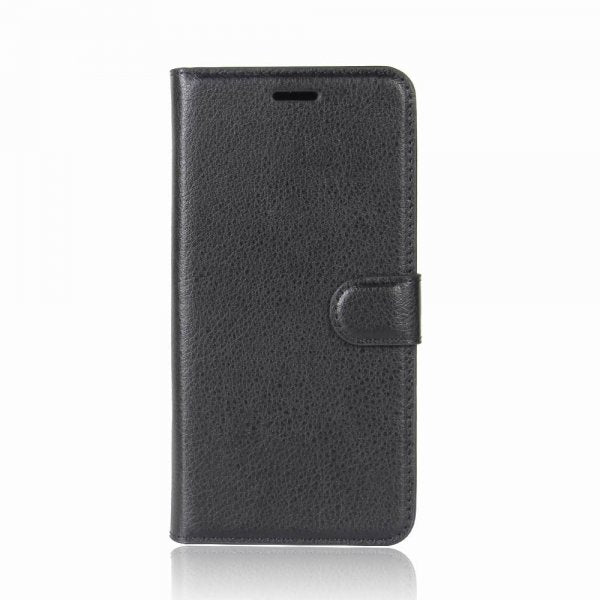 iPhone 7/8/SE Fodral Litchi Svart