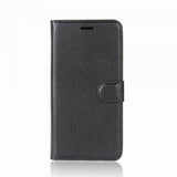 iPhone 7/8/SE Fodral Litchi Svart