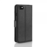 iPhone 7/8/SE Fodral Litchi Svart