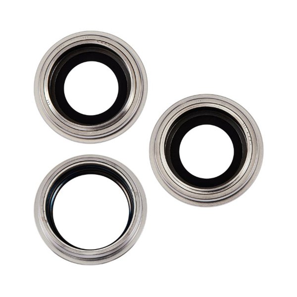 Kameralins med metallram iPhone 15 Pro Max - Vit