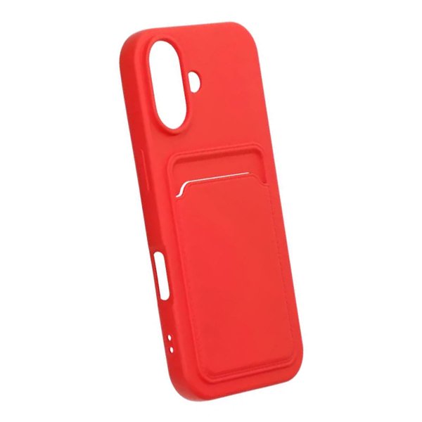 iPhone 17 Skal Korthållare Röd