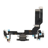 iPhone 16e Laddkontakt med Flexkabel - Svart